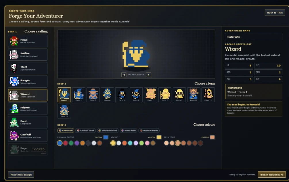 SOE character creator